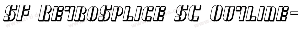 SF RetroSplice SC Outline字体转换